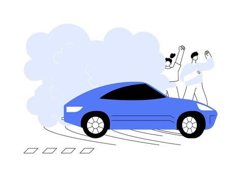 drift racing abstract concept illustration  vector art  vecteezy