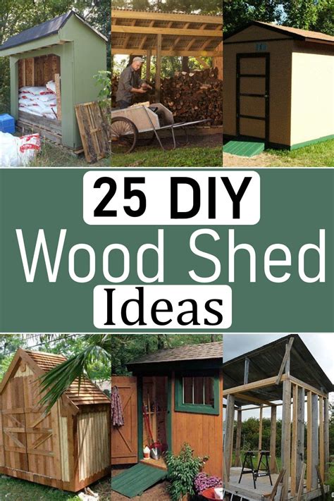 25 Diy Wood Shed Plans For Backyard Craftsy