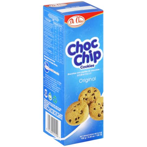 De Vries Original Choc Chip Cookies 150g Cookies Biscuits Cookies And Cereal Bars Food