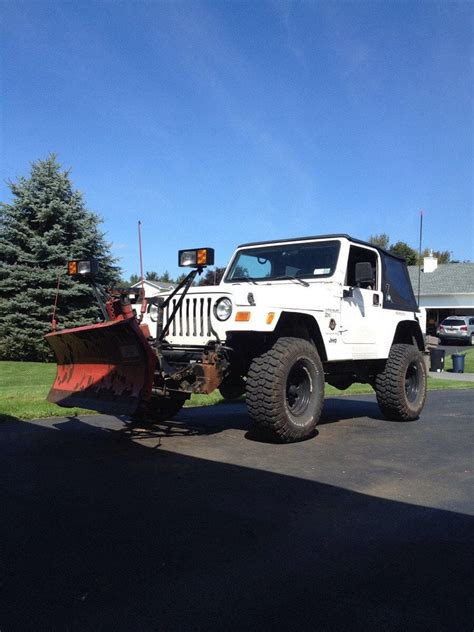 Snow plow TJ : Jeep