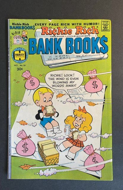 Richie Rich Bank Book Comic Books Bronze Age Harvey