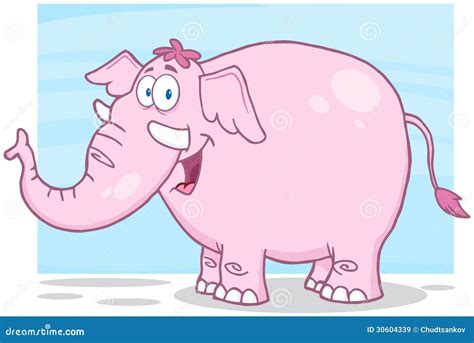 Pink Elephant Cartoon Character – NBKomputer