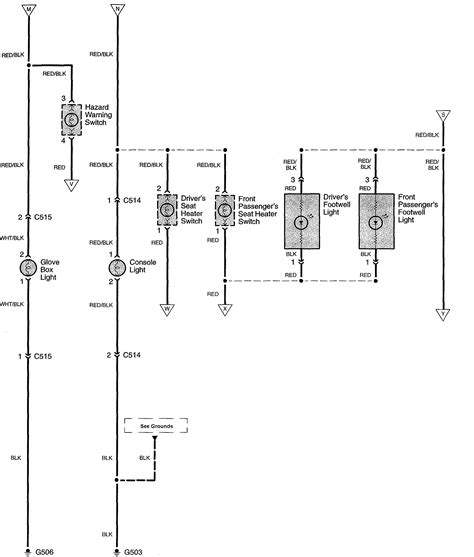 Acura TL 2008 Wiring Diagrams Instrument Panel Lamp