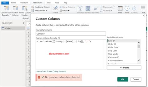 Power Query Text Combine Two Columns Printable Timeline Templates