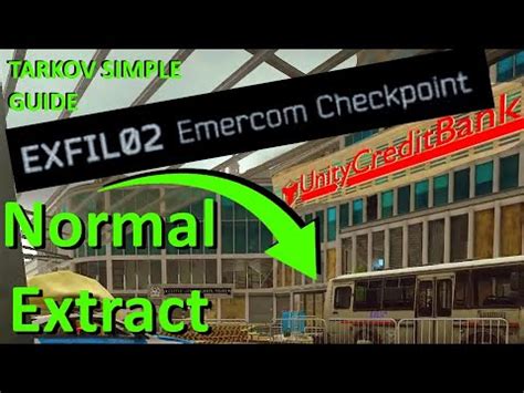 Emercom Checkpoint Extract Guide TARKOV Ground Zero Map - YouTube