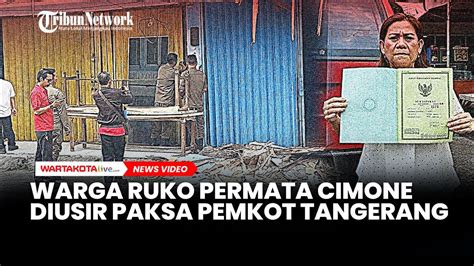 Pemkot Tangerang Usir Puluhan Warga Ruko Permata Cimone Tanpa Uang