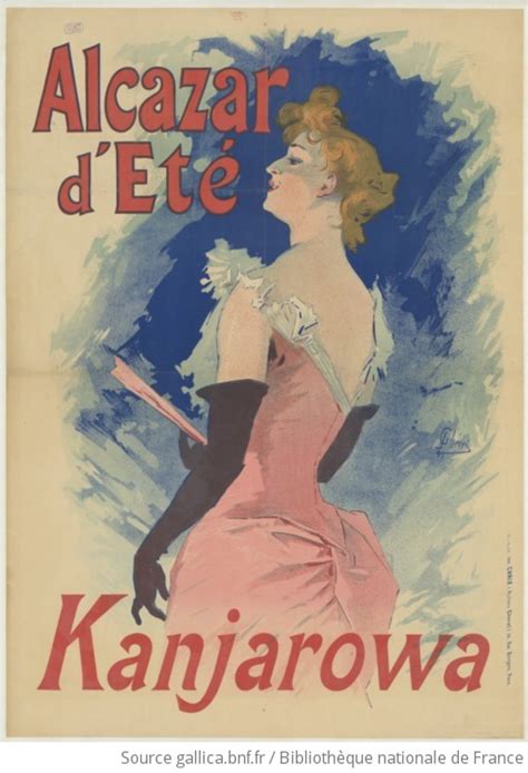 Alcazar d été Kanjarowa affiche Jules Chéret Gallica