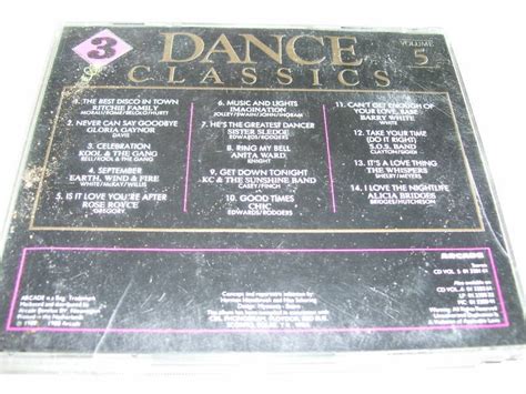 Dance Classics Volume 5 Arcade Cd Holland 1988 Rare No Barcode Ebay