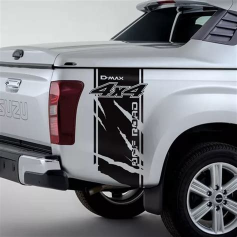 Sticker Vinil Calcamonia Franja P Caja Pick Up 4x4 Off Road En Venta En