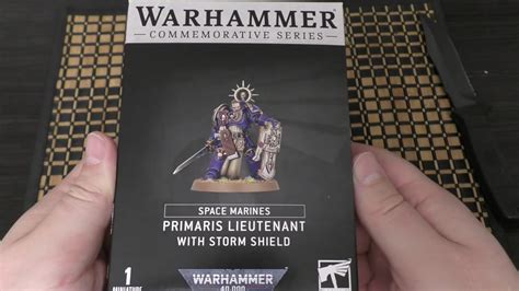 Space Marine Primaris Lieutenant Unboxing Wh40k Youtube