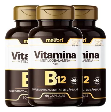 X Vitamina B Metilcobalamina Mg C Psulas Parcelamento Sem