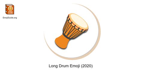 🪘 Long Drum Emoji Meaning And Pictures 📕 Emojiguide