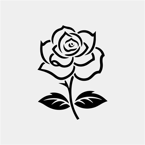 rose logo vector icon template 40141588 Vector Art at Vecteezy