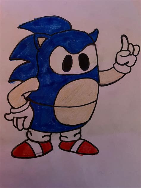 Fall Guys Sonic the Hedgehog by Muthoni16 on DeviantArt