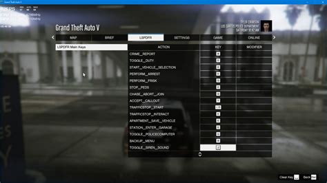 LSPDFR Controls, Keybindings and How to Change Them - PwrDown