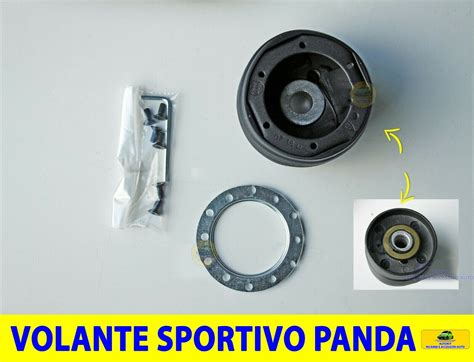 Volante Mozzo COMPATIBILE Con Panda 141A Sterzo Volanti Sportivo