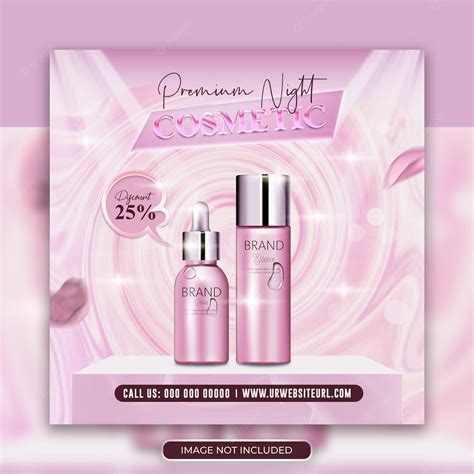 Premium Psd Cosmetics Beauty Products Social Media Facebook And