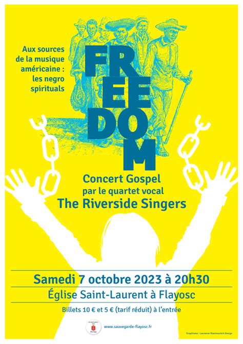 Concert Gospel Par Le Quartet Vocal THE RIVERSIDE SINGERS Ville De