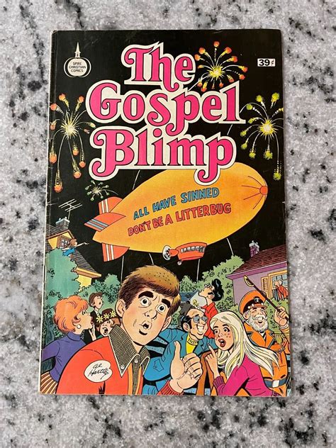 The Gospel Blimp Spire Christian Comic Book Al Hartley Art Fn 1 J980 Comic Books Bronze