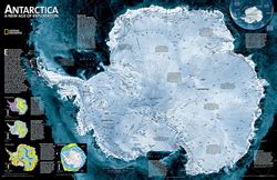 Antarctica Satellite Map