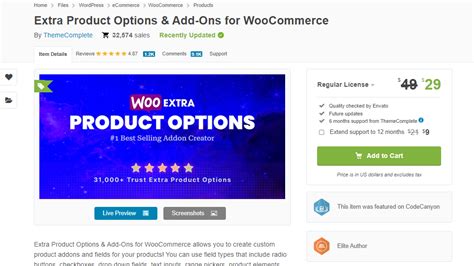 WooCommerce Extra Product Options By ThemeComplete WooKeeper