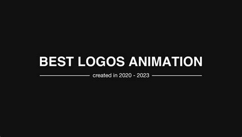 Best logos animation 2020 2023 :: Behance