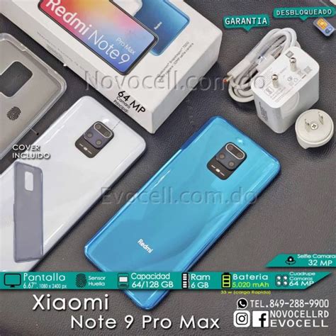 Xiaomi Redmi Note 9 Pro Max Novocell Rd Evocell