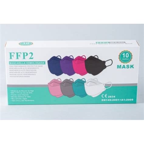 Mascarilla Ffp Anat Mica Colores Variados Caja Uds