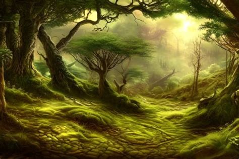 Forest Background Forest Landscape Graphic By Craftable · Creative Fabrica