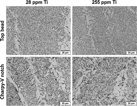 Influence Of Ti On The Microstructure At The Columnar Region Of Weld