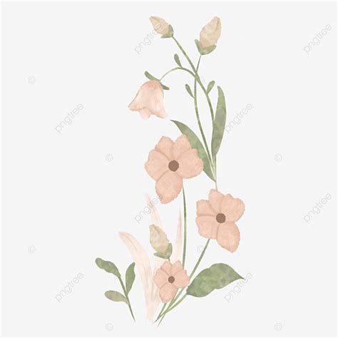 Watercolor Flower Bouquet Clipart Hd PNG, Vintage Flower Watercolor ...