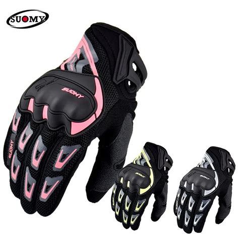 Suomy Guantes De Moto Transpirables Para Hombre Y Mujer Protectores De