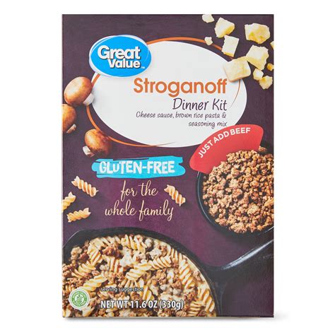 Great Value Gluten-Free Stroganoff Dinner Kit, 11.6 oz - Walmart.com