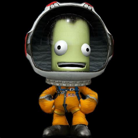 Jebediah Kerman 3D Printed Glow-In-The-Dark Kerbal | Etsy