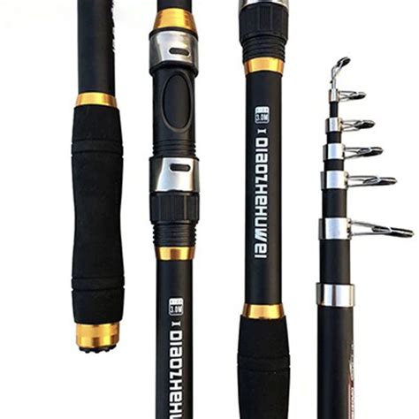 Carbon Fiber Telescopic Fishing Rod Packnrun