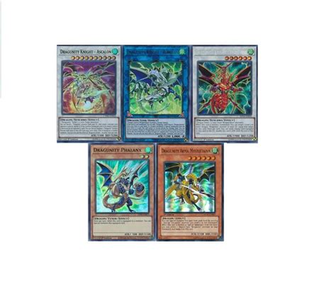 Yugioh Dragunity Tournament Deck Vajrayana Mystletainn Legatus Cards