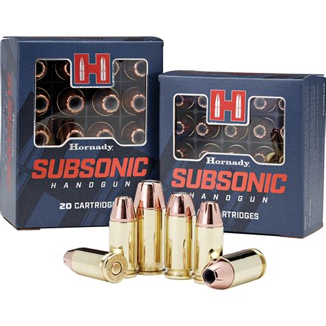 Hornady Subsonic Pistol Ammunition - Ammo For Sale