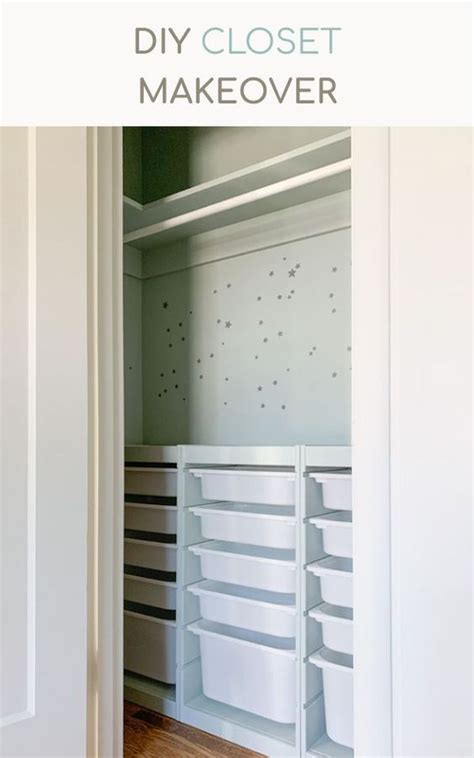 Diy Closet Makeover With Ikea Trofast Hack Artofit