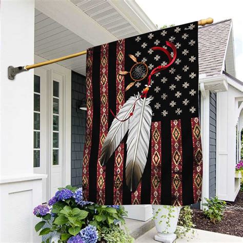 Native American Eagle Feather Flag TPT1358F - Flagwix