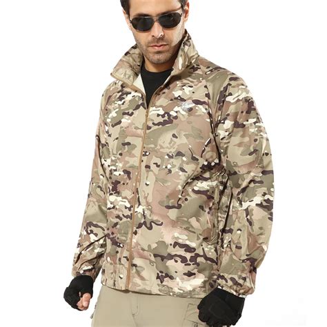 Tactical Jacket Men Summer Military Navy Seals Army Combat Raincoat