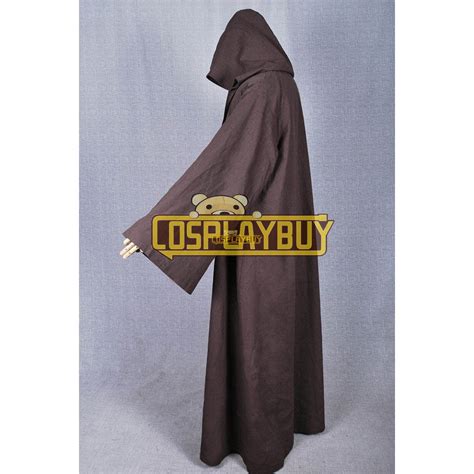 Star Wars Anakin Skywalker Cosplay Costume Brown Robe Cloak Coat