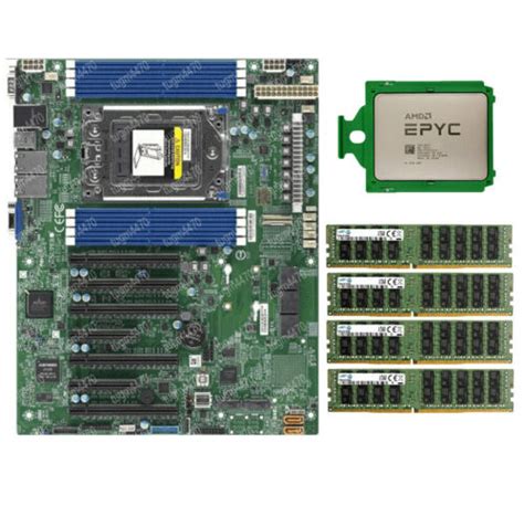 Amd Epyc 7402p Cpu Supermicro H12ssl I 2133p Ram Multiple Choices