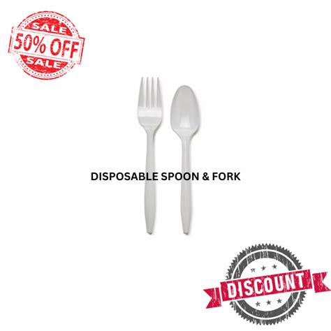 Plastic Spoon And Fork Disposable Pcs Lazada Ph