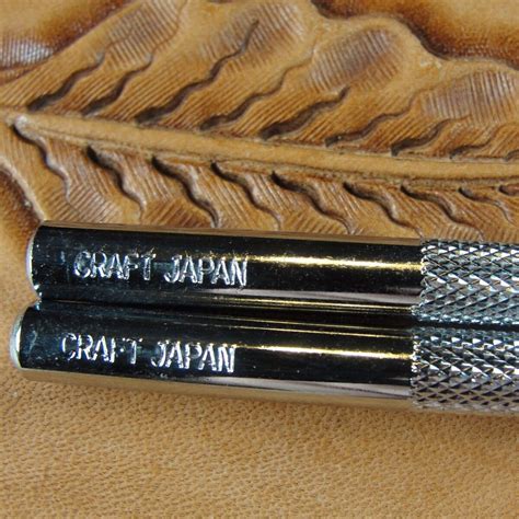 Steel Craft Japan Diagonal Beveler Stamp Set Leather Etsy