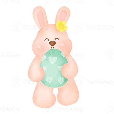 Watercolor Easter Rabbit 21096326 Png