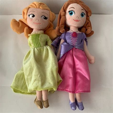 Disney | Toys | Disney Store Sofia The First Princess Amber 3 Plush ...