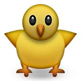 Pintinho De Frente Emoji On Apple Ios