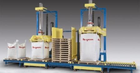 Dual Bulk Bag Filling System with Pallet Dispenser