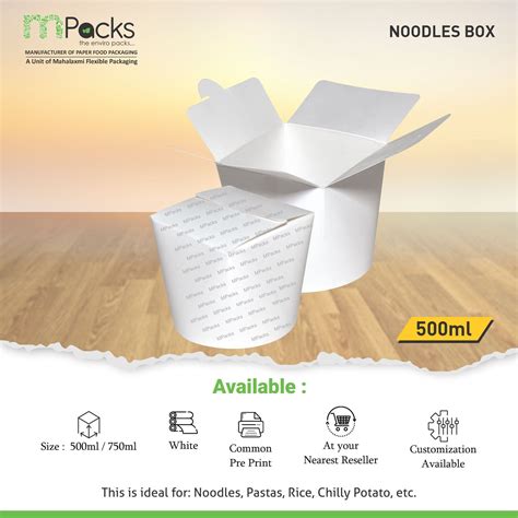 16oz Paper Noodle Box For Food Packaging Solution Mpacks