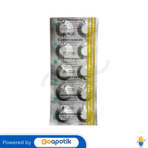 Cotrimoxazole Novapharin Mg Strip Tablet Kegunaan Efek